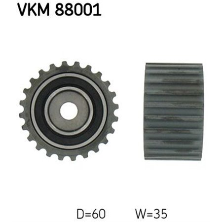 VKM 88001 Timing belt support roller/pulley fits: SUBARU FORESTER, IMPREZA,