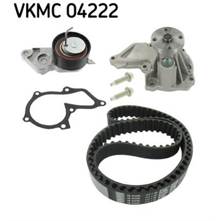 SKF VKMC 04222 - Timing set (belt + pulley + water pump) fits: VOLVO S40 II, V50 FORD FIESTA, FIESTA IV, FIESTA V, FIESTA/MINIV