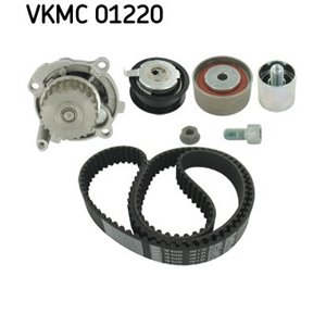 VKMC 01220 Timing set (belt + pulley + water pump) fits: AUDI A3, A4 B6; VW 
