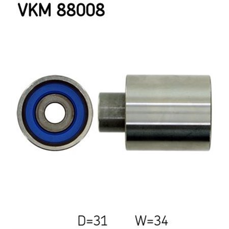 VKM 88008 Ролик направляющий ременя ГРМ SKF 