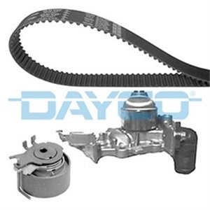 DAYKTBWP3210 Timing set (belt + pulley + water pump) fits: NISSAN KUBISTAR 1.2