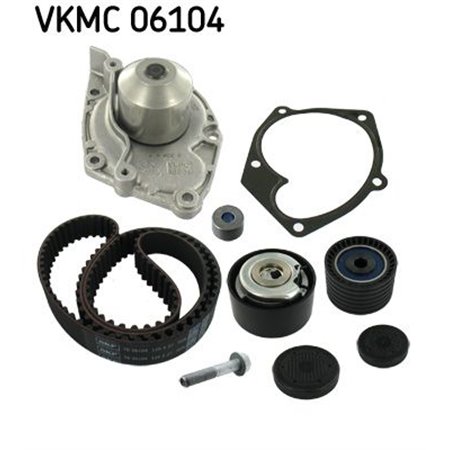 VKMC 06104 Water Pump & Timing Belt Kit SKF
