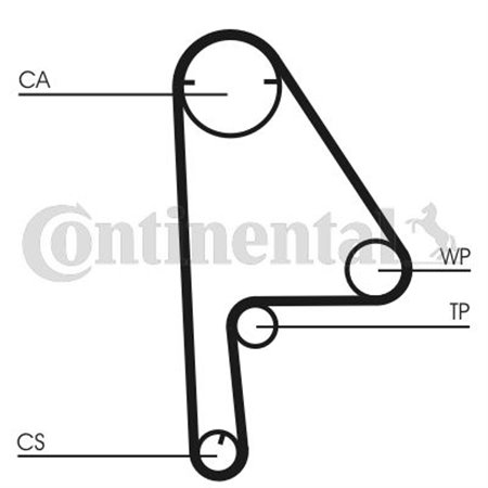 CT1081 Kuggrem CONTINENTAL CTAM