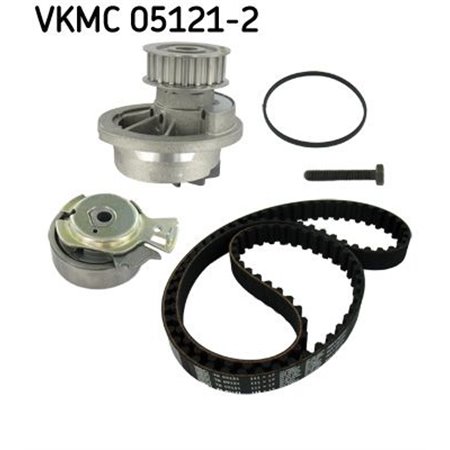 SKF VKMC 05121-2 - Timing set (belt + pulley + water pump) fits: OPEL ASTRA G, COMBO TOUR, COMBO/MINIVAN, MERIVA A 1.6 02.98-