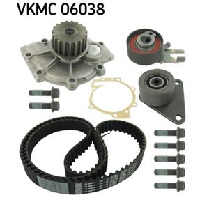 VKMC 06038 Hammasrihma kpl. (rihm + rull + veepump) sobib: VOLVO C30, C70 I,