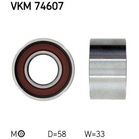 VKM 74607 Timing belt tension roll/pulley fits: MAZDA 3, 5, 6, MPV II 2.0D 