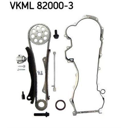 VKML 82000-3 Mootoriketi komplekt (kett + hammasratas) sobib: ALFA ROMEO MITO