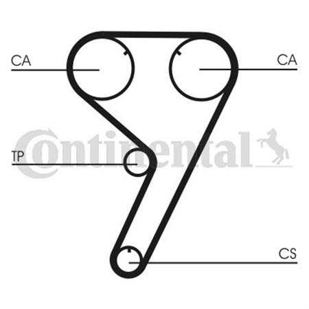 CT 608 Timing belt fits: ALFA ROMEO 164 FIAT CROMA, TEMPRA, TIPO LANCI