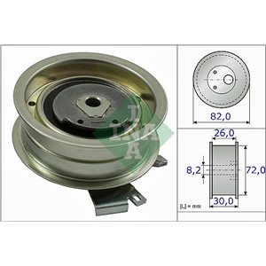 531 0203 20 Timing belt tension roll/pulley fits: AUDI A3, A4 B5, A4 B6, A4 B