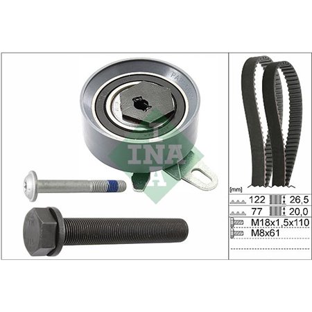 530 0406 10 Timing Belt Kit Schaeffler INA