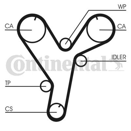 CT1080 Hammasrihm CONTINENTAL CTAM