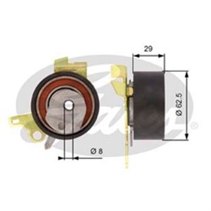 GATT43022 Timing belt tension roll/pulley fits: CITROEN C4, C4 I, C5, C5 I,
