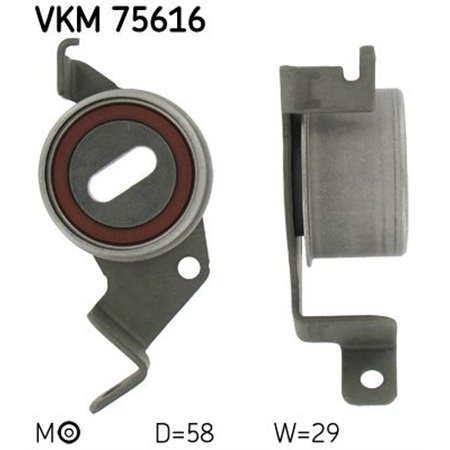 VKM 75616 Timing belt tension roll/pulley fits: MITSUBISHI CARISMA, COLT V,