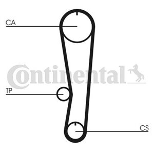 CT 895 Hammasrihm sobib: SUBARU JUSTY II SUZUKI BALENO, CARRY, JIMNY, S