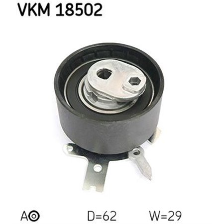 VKM 18502 Timing belt tension roll/pulley fits: CHRYSLER VOYAGER V DODGE N