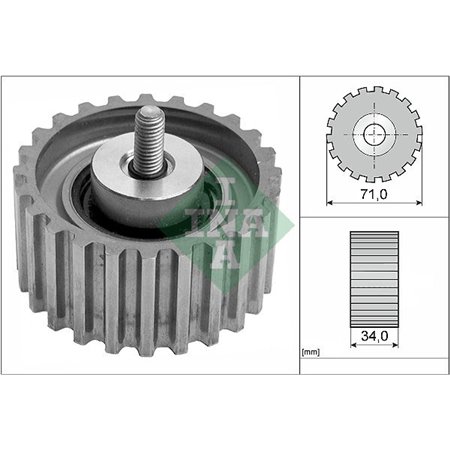 532 0441 10 Avböjningsskiva/Styrskiva, kamrem Schaeffler INA