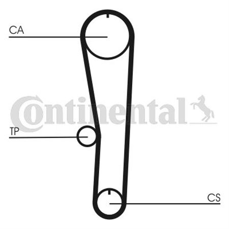 CT1132 Kuggrem CONTINENTAL CTAM