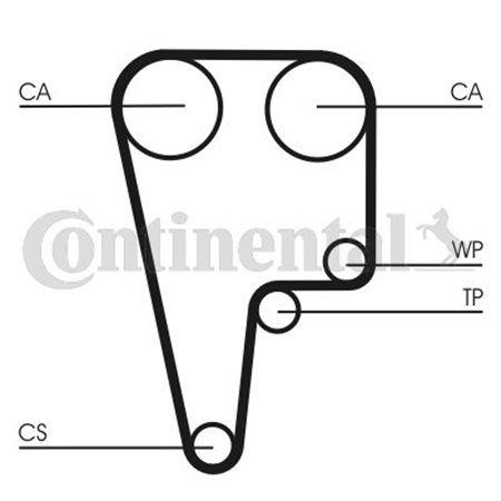 CT1125 Hammasrihm CONTINENTAL CTAM