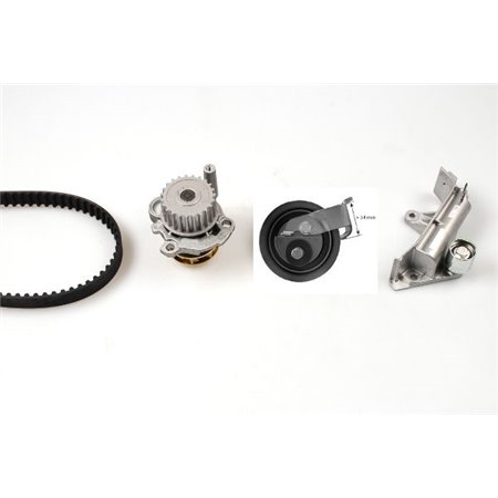 HEPU PK05476 - Timing set (belt + pulley + water pump) fits: AUDI A3, TT SEAT ALHAMBRA, LEON, TOLEDO II SKODA OCTAVIA I VW BO
