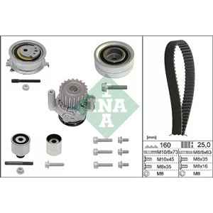 530 0550 32 Timing set (belt + pulley + water pump) fits: AUDI A1, A3, A4 ALL