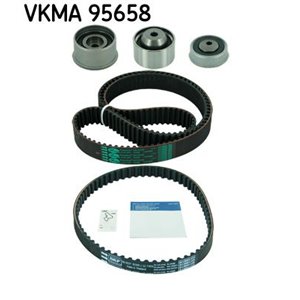VKMA 95658 Timing set (belt+ sprocket) fits: HYUNDAI SANTA FÉ I, SONATA IV, 