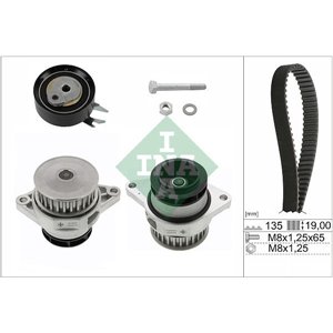 530 0166 30 Water Pump & Timing Belt Kit Schaeffler INA - Top1autovaruosad