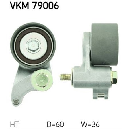 VKM 79006 Timing belt tensioner arm fits: ISUZU TROOPER III OPEL FRONTERA 