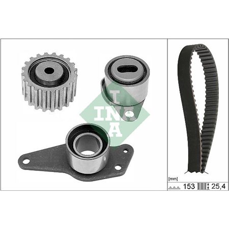 530 0183 10 Комплект ремня ГРМ Schaeffler INA