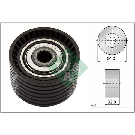 532 0774 10 Seade-/juhtrull,hammasrihm Schaeffler INA