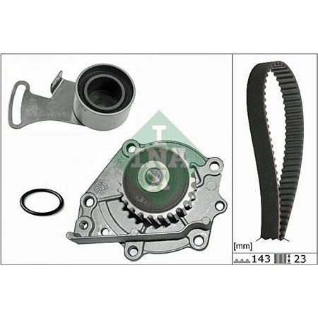 530 0242 30 Water Pump & Timing Belt Kit Schaeffler INA