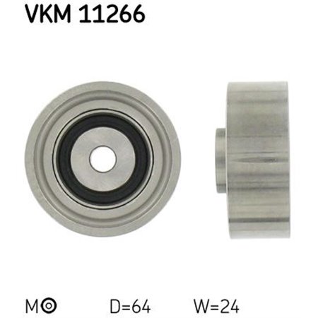 VKM 11266 Kamremsstödrulle/remskiva passar: AUDI 100 C3, A6 C4 2.5D 0