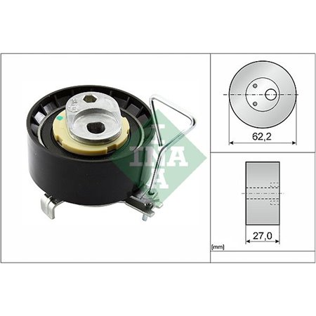 531 0928 10 Pingutusrull,Hammasrihm Schaeffler INA