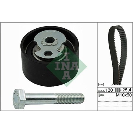 530 0143 10 Комплект ремня ГРМ Schaeffler INA