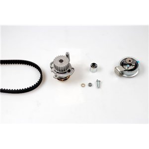 PK05475 Timing set (belt + pulley + water pump) fits: AUDI A4 B5, A4 B6, 