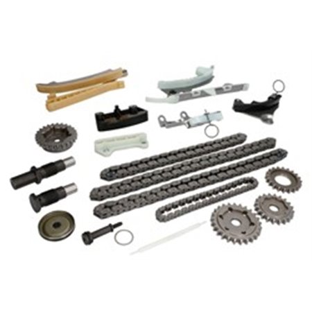 TK428 Tidssats (kedja + element) kit med remskivor passar: FORD USA EXP