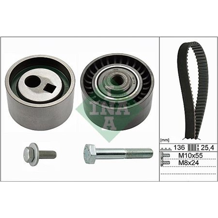 530 0095 10 Комплект ремня ГРМ Schaeffler INA