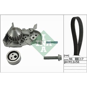 530 0191 30 Водяной насос + комплект зубчатого ремня Schaeffler INA - Top1autovaruosad