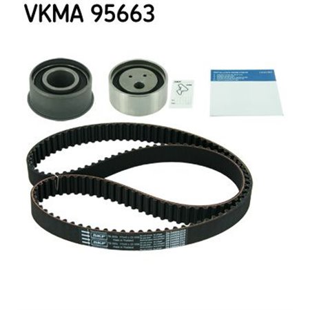 VKMA 95663 Timing set (belt+ sprocket) fits: MITSUBISHI COLT V, COLT VI 1.3/