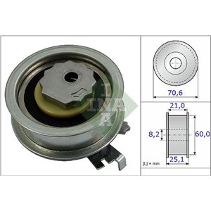 531 0882 10 Timing belt tension roll/pulley fits: AUDI A1, A1 CITY CARVER, A3