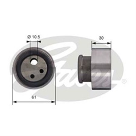 GATT41118 Timing belt tension roll/pulley fits: FIAT DUNA, FIORINO, FIORINO