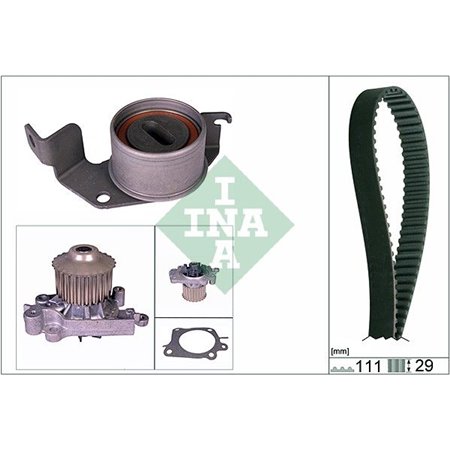 530 0302 30 Water Pump & Timing Belt Kit Schaeffler INA