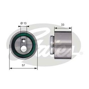 T41258 Tensioner Pulley, timing belt GATES - Top1autovaruosad