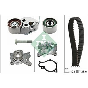 530 0542 30 Water Pump & Timing Belt Kit Schaeffler INA - Top1autovaruosad