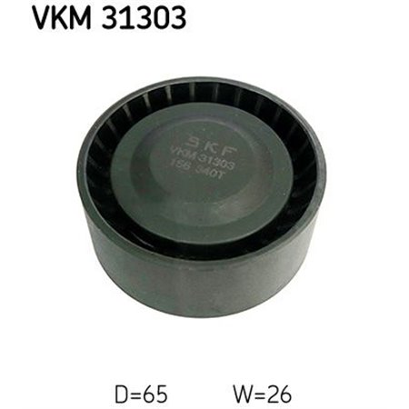 VKM 31303 Poly V belt pulley fits: AUDI A4 ALLROAD B8, A4 B7, A4 B8, A5, A6