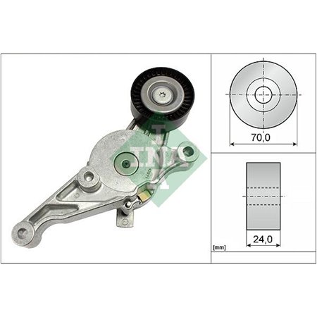 534 0151 10 Belt Tensioner, V-ribbed belt Schaeffler INA