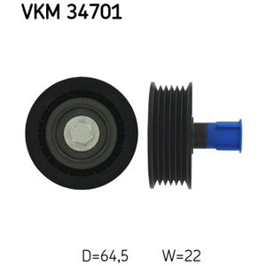 VKM 34701 Deflection,Guide Pulley, V-ribbed belt SKF - Top1autovaruosad