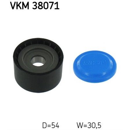 VKM 38071 Poly V belt pulley fits: MERCEDES C (C204), C T MODEL (S203), C T
