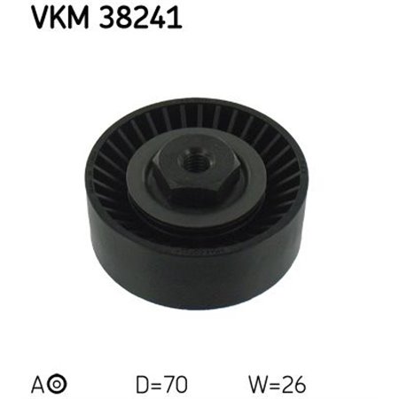 VKM 38241 Flera kilremsspännrullar passar: BMW 3 (E46), 3 (E90), 3 (E9)