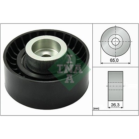 532 0470 10 Deflection/Guide Pulley, V-ribbed belt Schaeffler INA