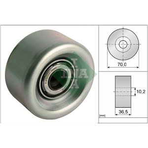 532 0918 10 Poly V belt pulley fits: MERCEDES ACTROS MP4 / MP5, ANTOS, AROCS